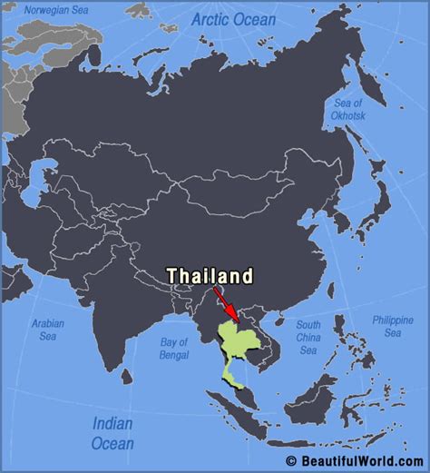 Map Of Thailand Facts And Information Beautiful World Travel Guide