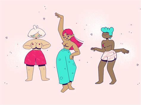 Festifeel Animated Ladies By Hanna Rybak On Dribbble