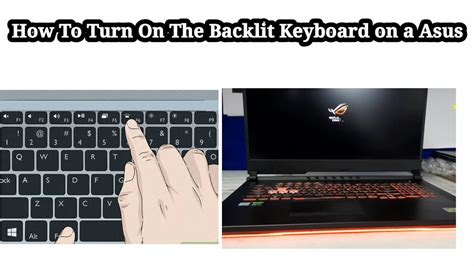 How To Enable Keyboard Backlit Asus All Model Youtube