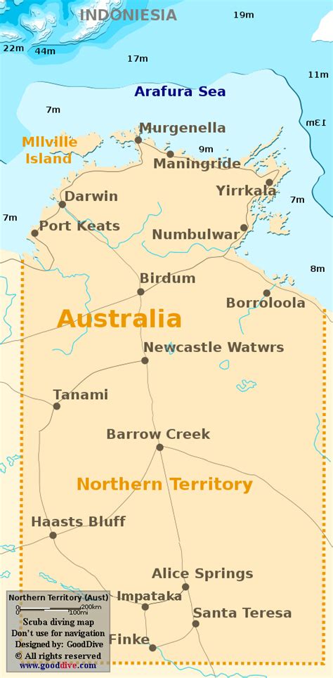 Northern Territory Map