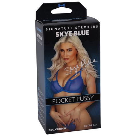Signature Strokers Skye Blue Ultraskyn Pocket Pussy Beige Shop