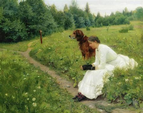 Idyll Painting By Gerhard Munthe Fine Art America