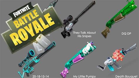 Fortnite Battle Royale Weapon Camos How To Unlock Them Youtube