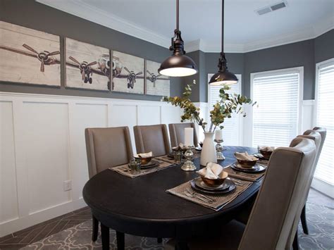 Bring a relaxed yet refined sense of good taste to a space with this casually cool dining room table. 25+ Grey Dining Room Designs, Decorating Ideas | Design ...
