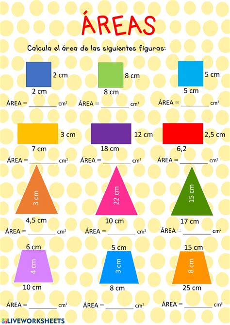 Actividad Online De Áreas