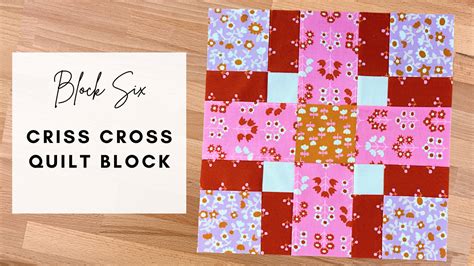 Criss Cross Quilt Block Stacey Lee Creative