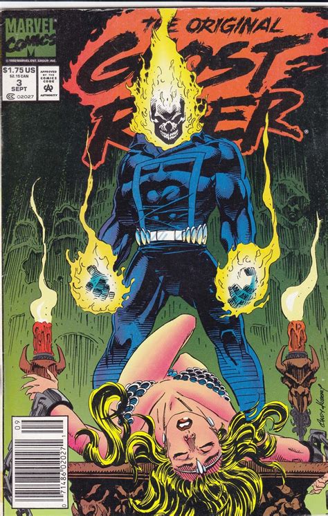 Original Ghost Rider The 3 Newsstand Vg Marvel Low Grade Comic