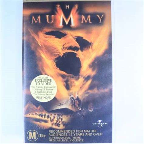The Mummy Vhs Brendan Fraser Rachel Weisz John Hannah Action