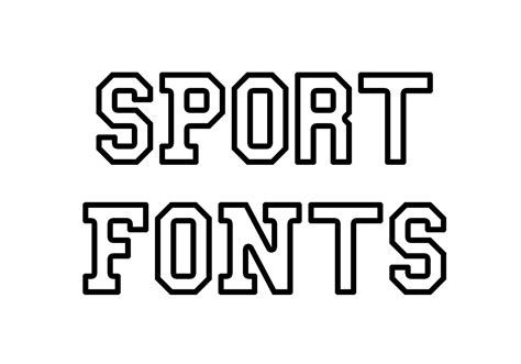Sport Fonts