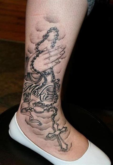 Cool tiny praying hands tattoo in linework 40+ Best Praying Hands Tattoos On the Internet - Tats 'n ...