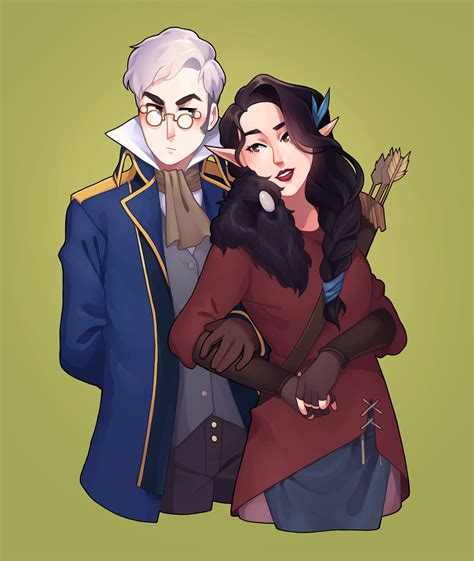 Critical Role Blog — Alexiadraws Percy And Vex From Critical Role