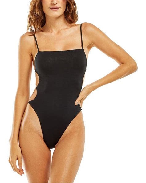 Vix Solid Cindy One Piece In Black Lyst