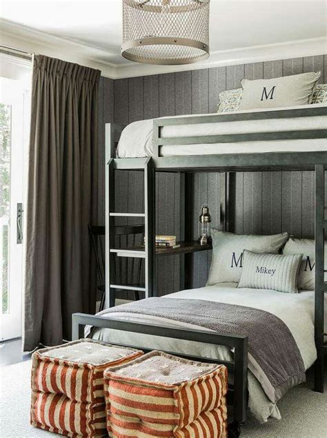 Bunk beds allow your children to expand their energy by climbing up and down. Pin by Paul Ellingham on Bedroom ideas in 2019 | Boys ...