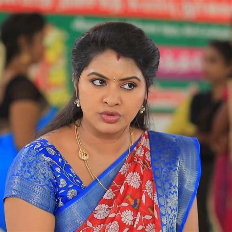 Serial Actress Rachitha Mahalakshmi Saree Photos