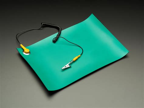 Conductive mats can disperse static electricity quicker than can static dissipative mats. Anti-Static ESD Rework Mat with Grounding Clip — A4 Size ...