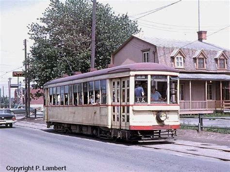 montreal street cars vintage photographs