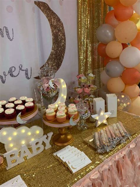 Over The Moon Baby Shower Party Ideas Photo 1 Of 13 Moon Baby