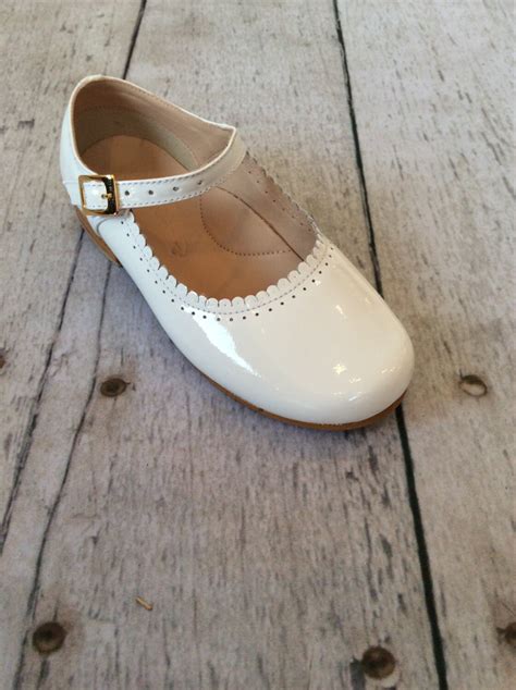 Little Girls Dress Shoes White Mary Jane With By Savannahchildren