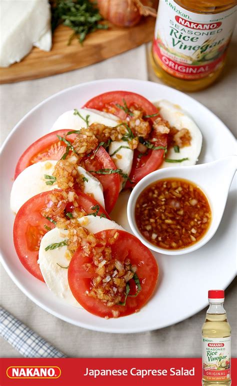Arrange tomatoes, mozzarella, and basil leaves in an alternating pattern on a large serving platter. Get a delicious fusion dish in only 15 minutes with ...