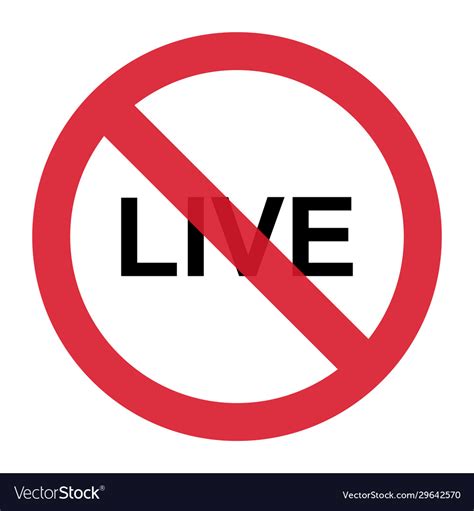 Stop Live Streaming Icon Modern Button Design Vector Image