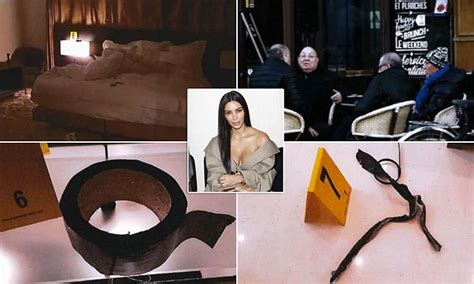 Inside The Kim Kardashian Heist Crime Scene Daily Mail Online