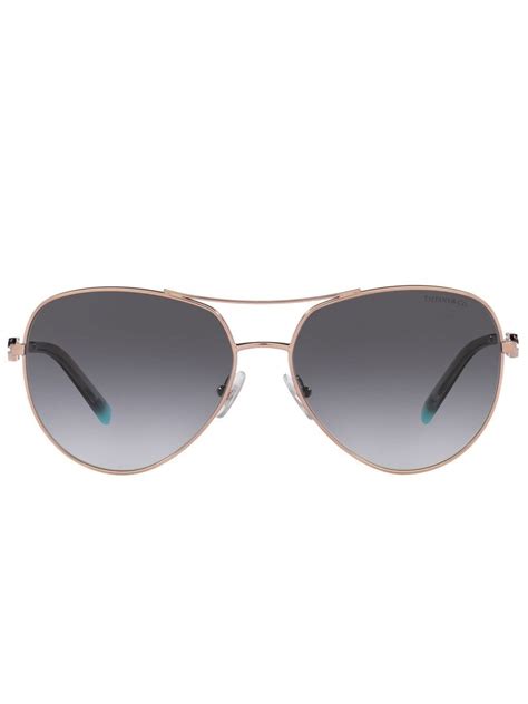Tiffany And Co Eyewear Tf3083b Pilot Frame Sunglasses Farfetch