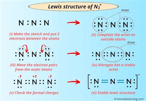 Lewis Structure Of N3 With 6 Simple Steps To Draw
