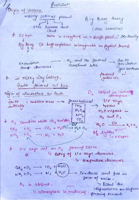 Chapter 7 Evolution Class 12 Biology Notes For Cbse Board And Neet