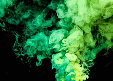 Fond Dexplosion De Fumée Verte à Gaz Vert Fumée Multicolore Image