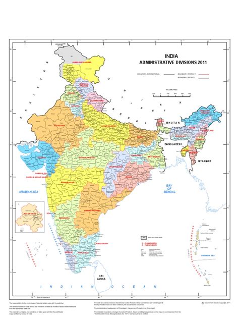 India Administrative Divisions 2011