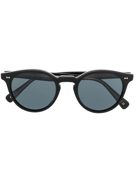 Oliver Peoples Romare Round Frame Sunglasses Farfetch