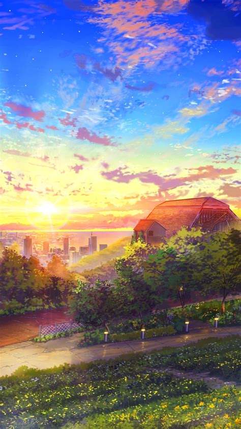 Cute Anime Landscape Wallpaper Scripttiklo