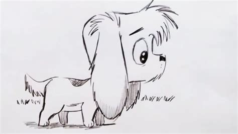 I'll show you how to draw a realistic dog. How to Draw a Cute Cartoon Dog (Step by Step) - YouTube