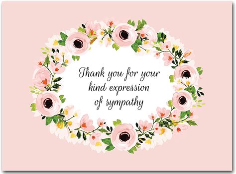 Sympathy Acknowledgement Cards Funeral Thank You Notes Personalized