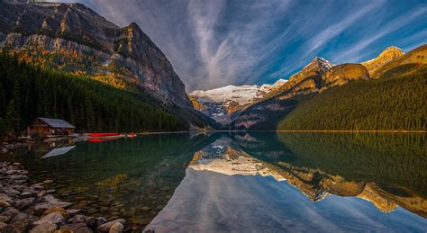 Lake Louise Sunrise Panorama Another In My Series Of Lake Louise