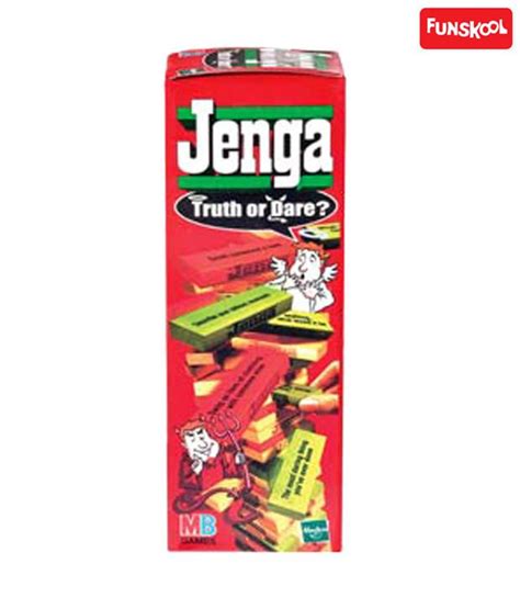 Keep your relationship interesting and spicy! Funskool Jenga Truth or Dare - Buy Funskool Jenga Truth or ...