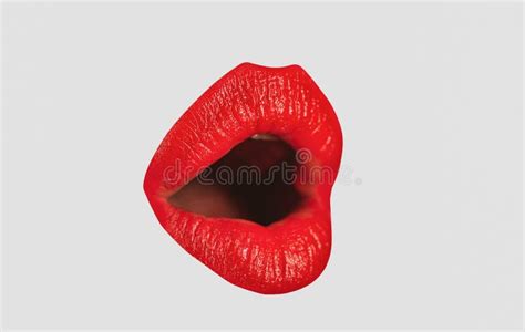 open mouth woman close up red female lips sensual open mouth isolated lip surprised wow icon
