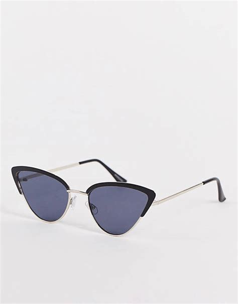 madein cateye sunglasses with gold frames asos