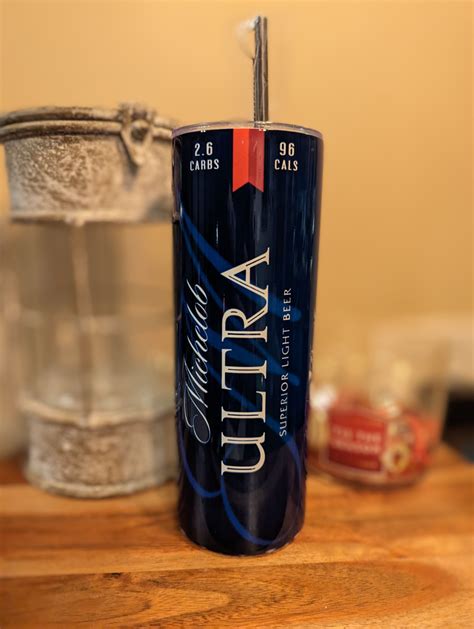 Michelob Ultra Can 20oz Tumbler In 2023 How To Make Tshirts Heart