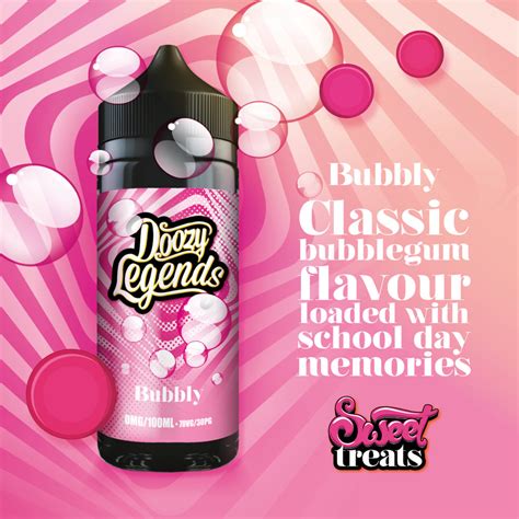 Bubbly By Doozy Legends 100ml Shortfill Creme De Vape