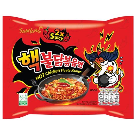 Instant Stir Fried Ramen Extreme Buldak Hot Chicken Flavour Samyang