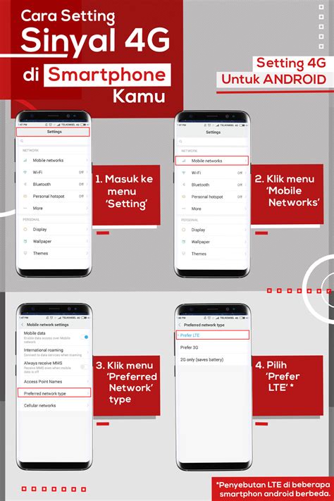 4G Settings - Set the Smartphone to a 4G Network | Telkomsel