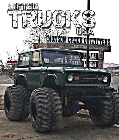 Old Ford Trucks Ford Bronco Mud Trucks