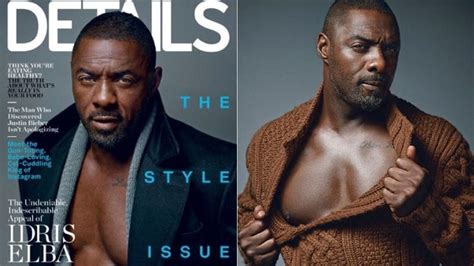 Idris Elba Is In A State Of Undress On The Cover Of Details
