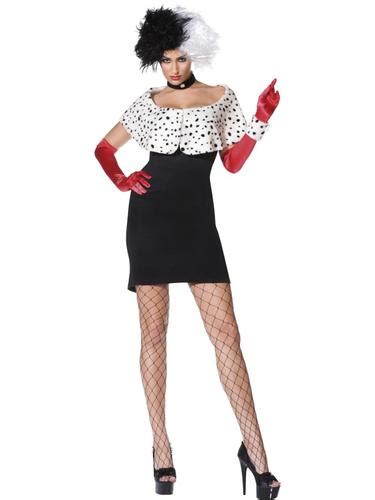 Evil Madame Ladies Halloween Cruella Fancy Dress Book Character Costume Uk 8 16 Ebay