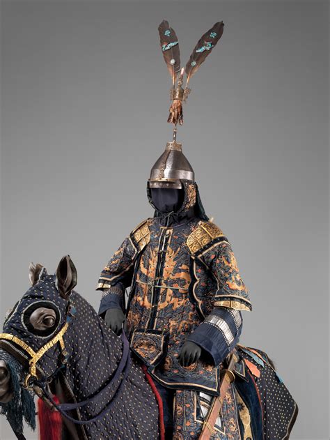 Ceremonial Armors For Man Dingjia And Horse Chinese The