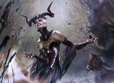 Accursed Witch Mtg Art From Shadows Over Innistrad Set By Wesley Burt