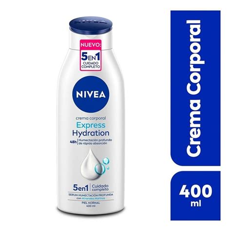 Crema Corporal Nivea Express Hydration Piel Normal 400 Ml Walmart