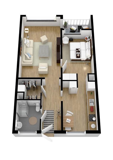 40 More 1 Bedroom Home Floor Plans House Floor Plans Tiny House