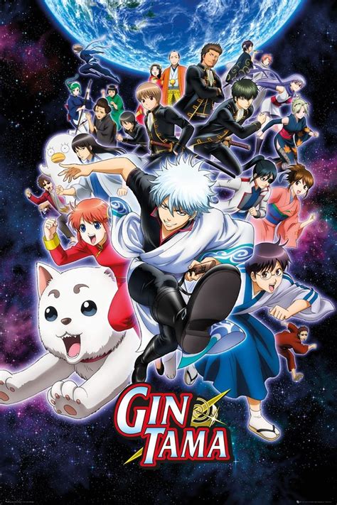 Gintama Key Art Poster Anime Gin Tama Gintama Wallpaper